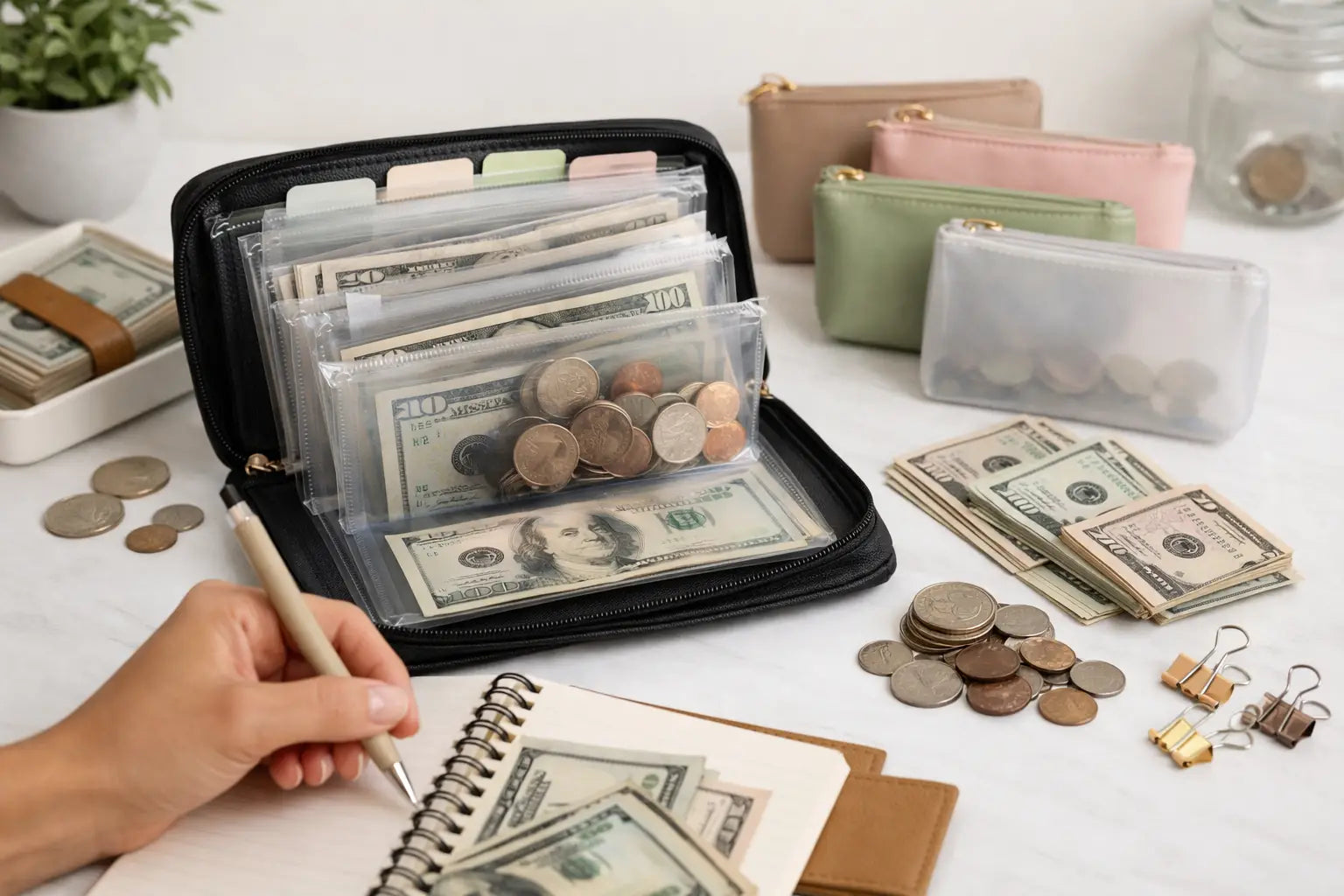 Cash Stuffing Starter Kit Example for Beginners