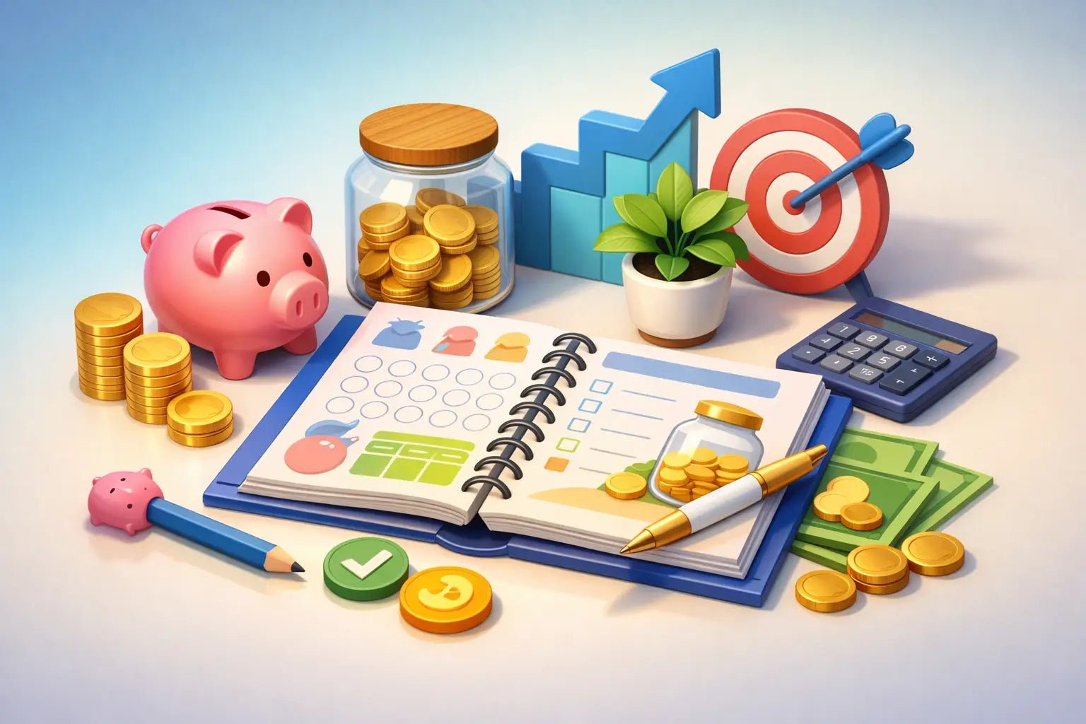 How a Savings Challenges Book Keeps You Saving - MARIAANDHERJOURNAL