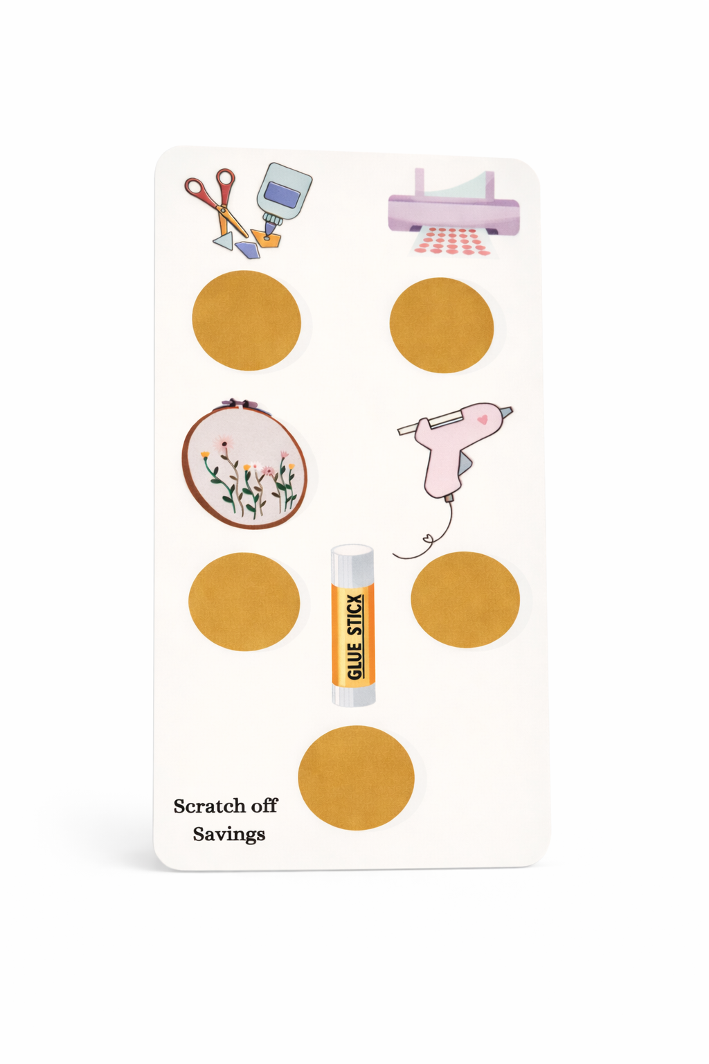 I Can't I'm Crafting Scratch off