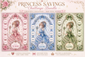 Princess Savings Challenge Bundle | $100, $200 & $300 Cash Stuffing Tracker Set | Budget Binder Inserts