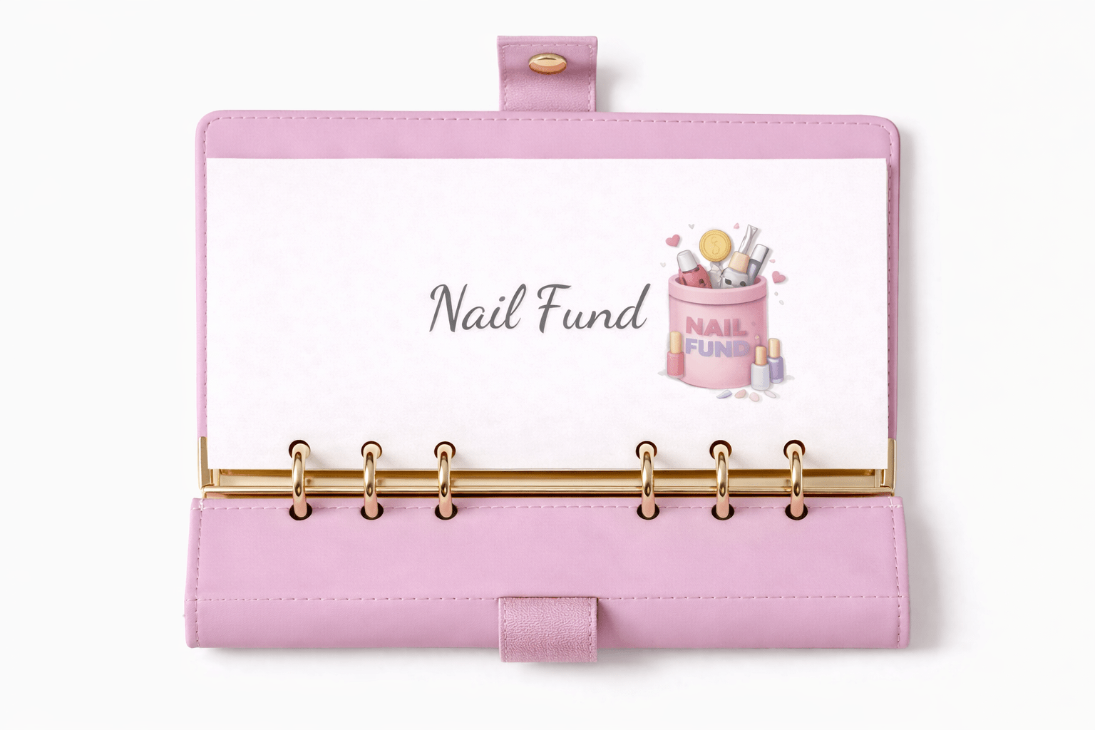 Cash Stuffing A6 Envelope with Dashboard|Binder Insert | Sinking Funds Tracker - “Nail Fund” - MARIAANDHERJOURNAL