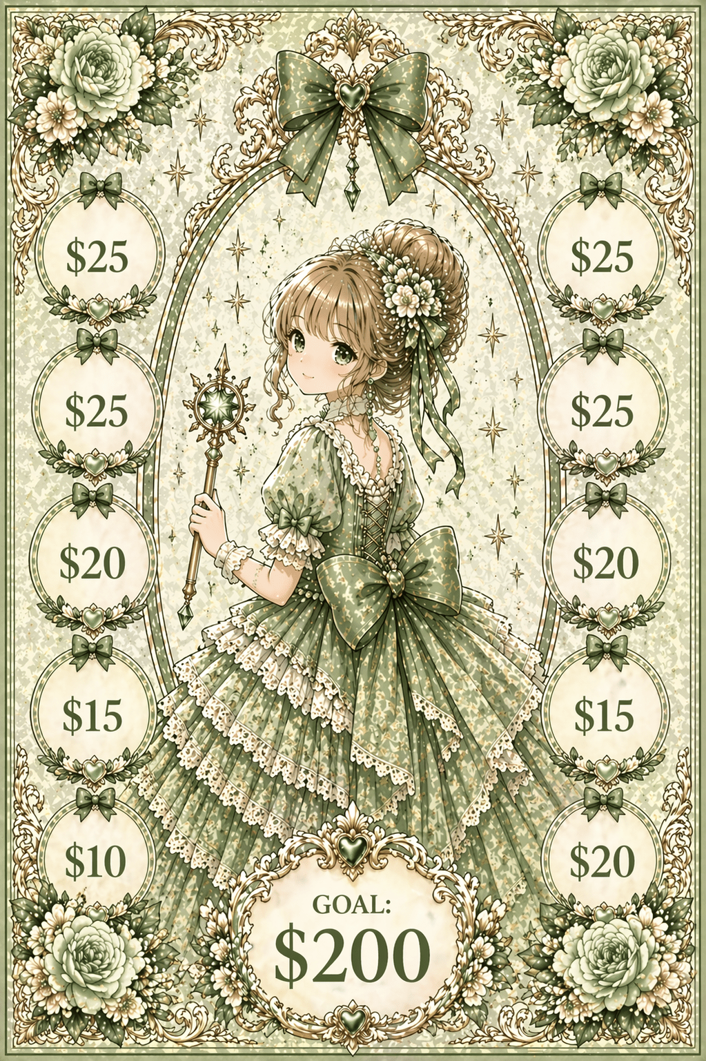 Princess Savings Challenge Binder Insert - MARIAANDHERJOURNAL