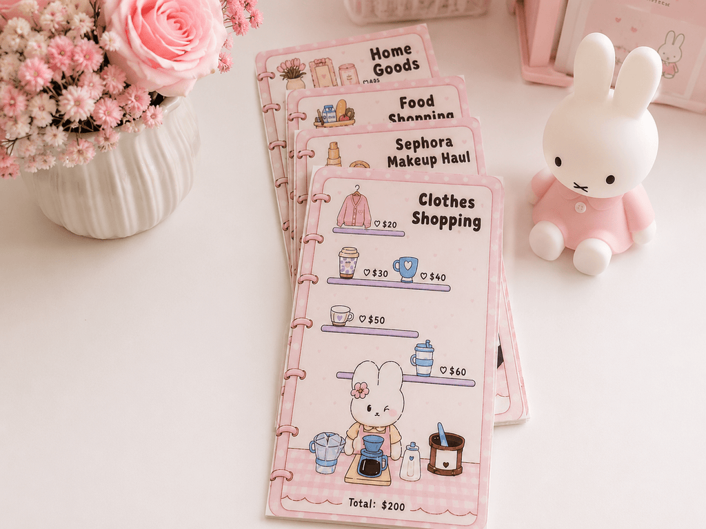 Soft Girl Era Savings Challenge Bundle/ Cash Stuffing Challenge - MARIAANDHERJOURNAL